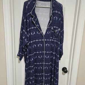 Torrid Navy Blue Pajama Night Shirt